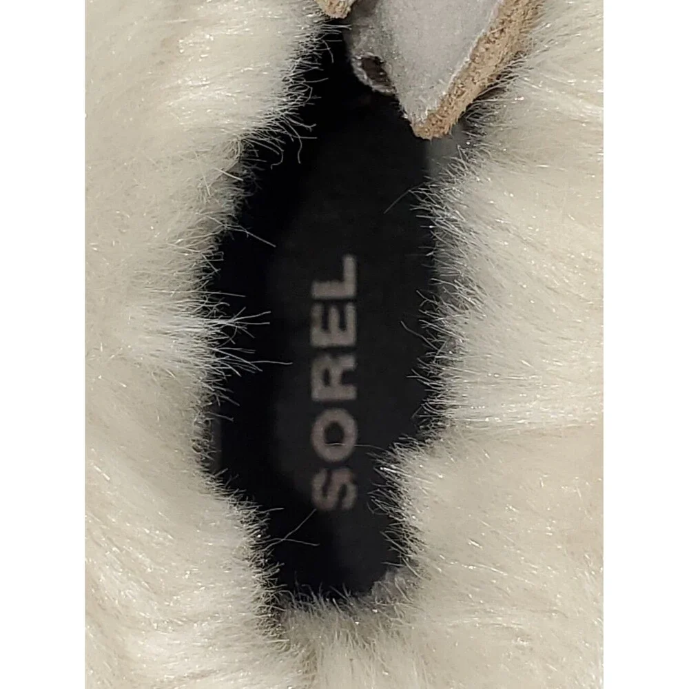 Sorel Women Explorer Joan Outdoor Fur Boots Shoes Size 6